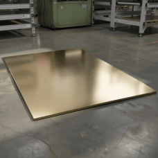 Лист латунный горячекатаный 12х1000х2000 мм Л63 ГОСТ 2208-2007