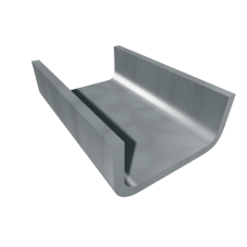 Швеллер нержавеющий гнутый равнополочный 100х60х60х3 мм AISI 304 ГОСТ 8278-83